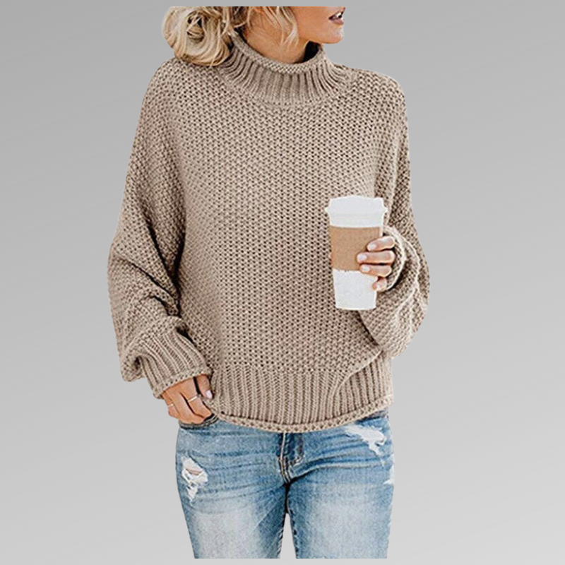 Olivia | Pullover with High Collar