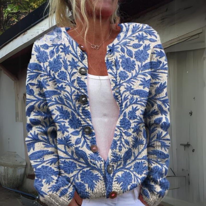 Leilani™ - Warmer and more beautiful cardigan with floral print