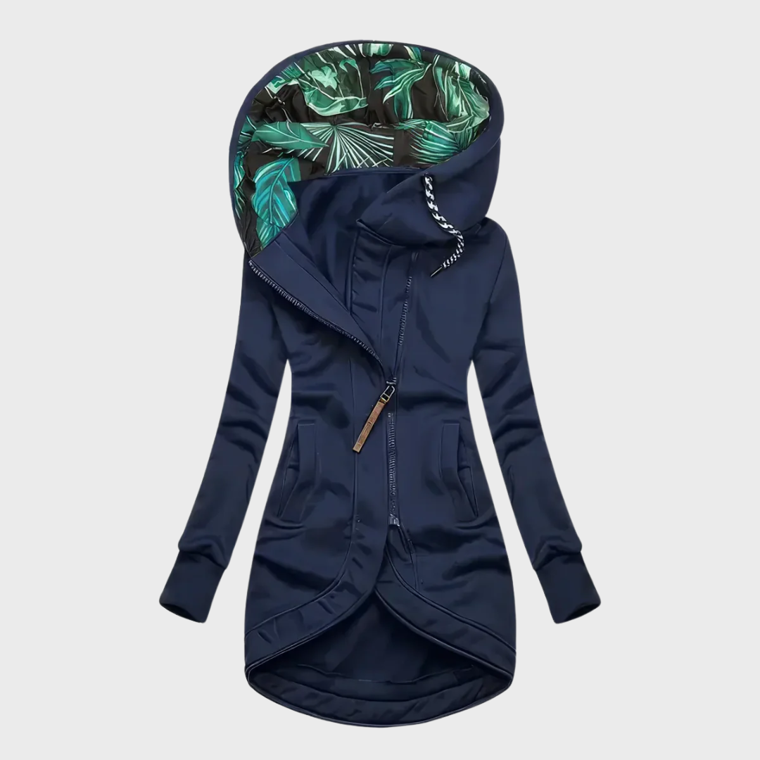 Ute™ | Elegant and warm winter coat with hood