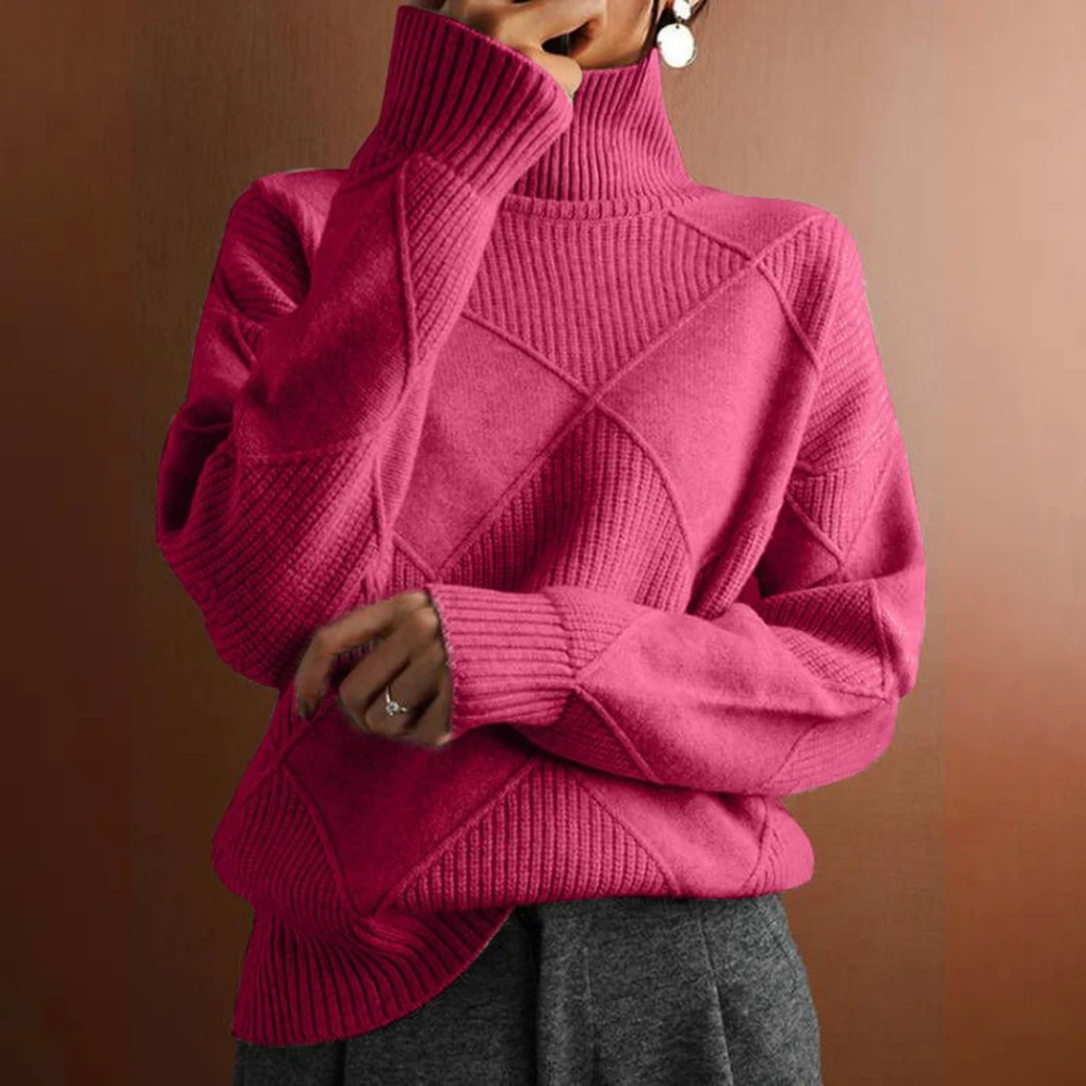 Marcelle | Chunky Roll Neck Jumper