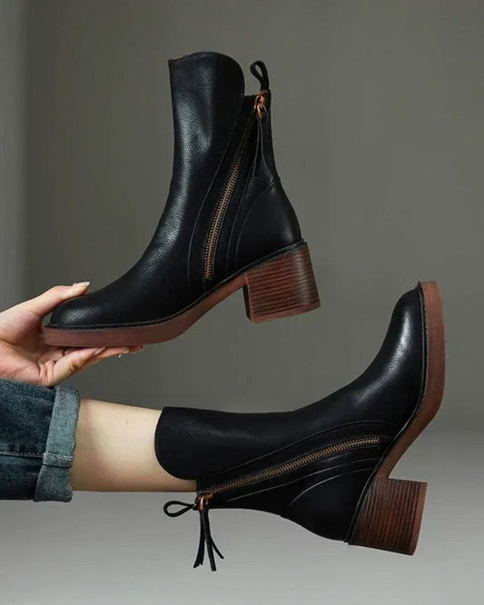 GARCIEL – Leather Ankle Boots