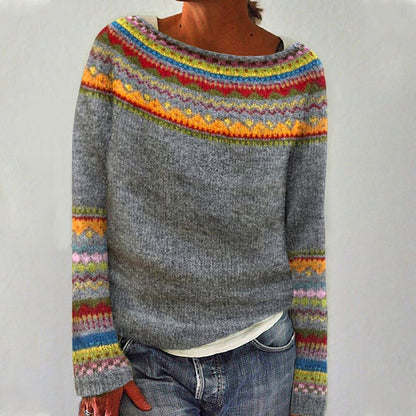 Harper - Retro Knit Sweater