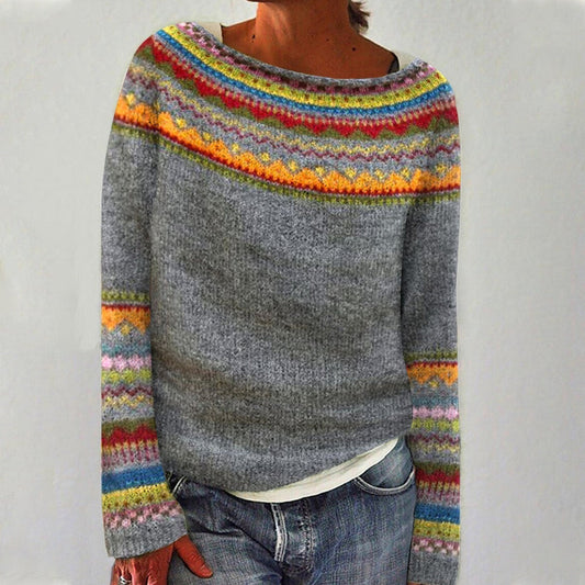 Harper - Retro Knit Sweater