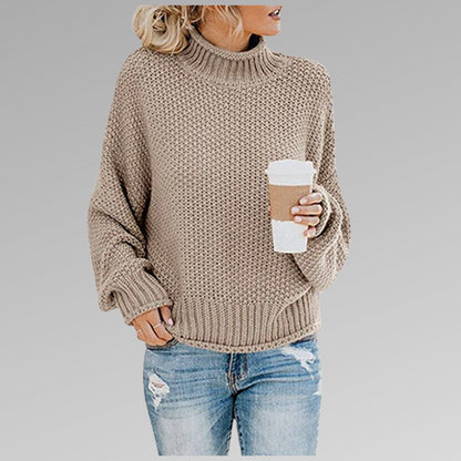 Olivia | Pullover with High Collar