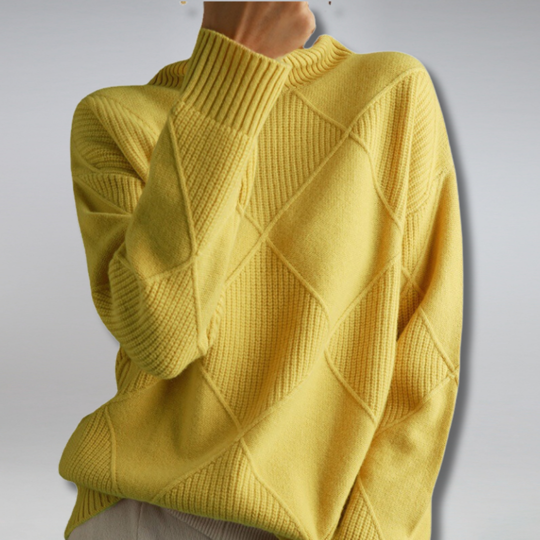 Soft Cashmere Roll Neck Jumper