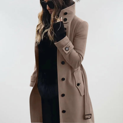 Winfell | Water-Repellent Long Trench Coat