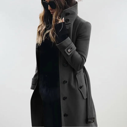 Winfell | Water-Repellent Long Trench Coat