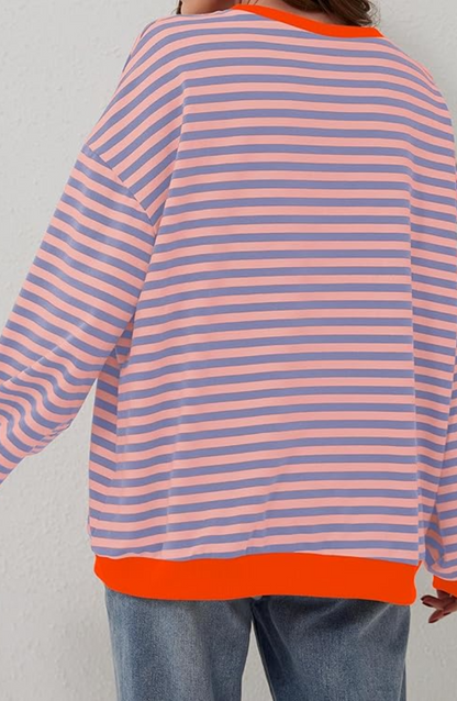Mana | Striped Oversized Jumper