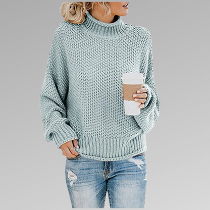 Olivia | Pullover with High Collar