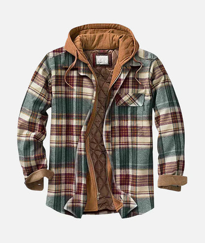 Yves™ I Patchwork jacket with checked pattern