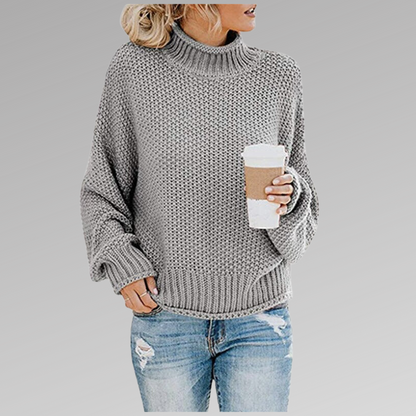 Olivia | Pullover with High Collar
