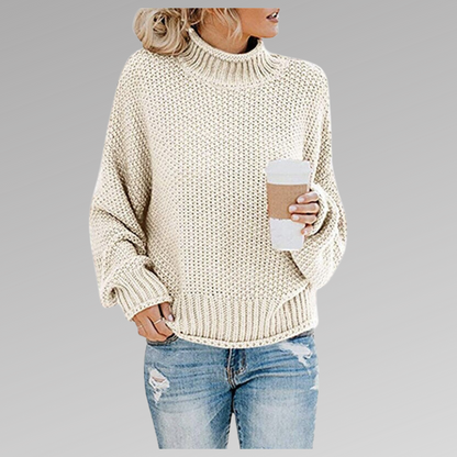 Olivia | Pullover with High Collar
