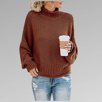 Olivia | Pullover with High Collar