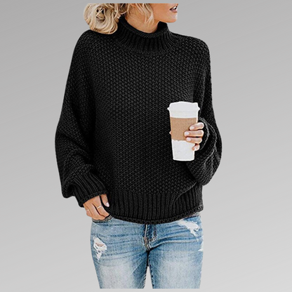 Olivia | Pullover with High Collar