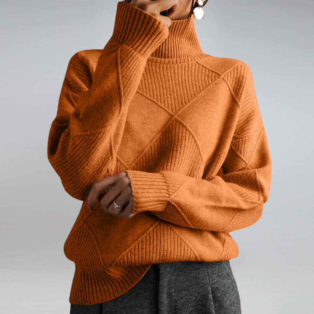 Soft Cashmere Roll Neck Jumper