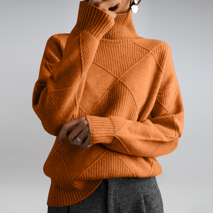Soft Cashmere Roll Neck Jumper