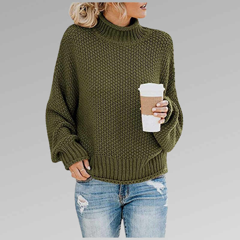 Olivia | Pullover with High Collar