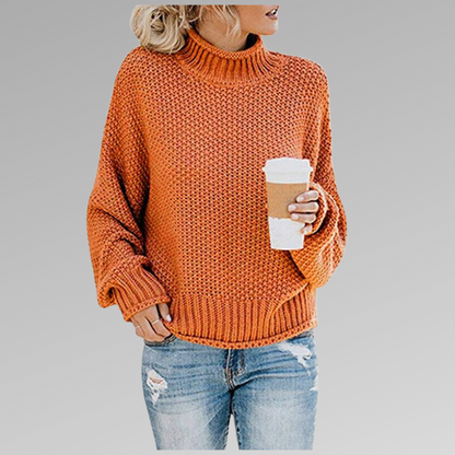 Olivia | Pullover with High Collar