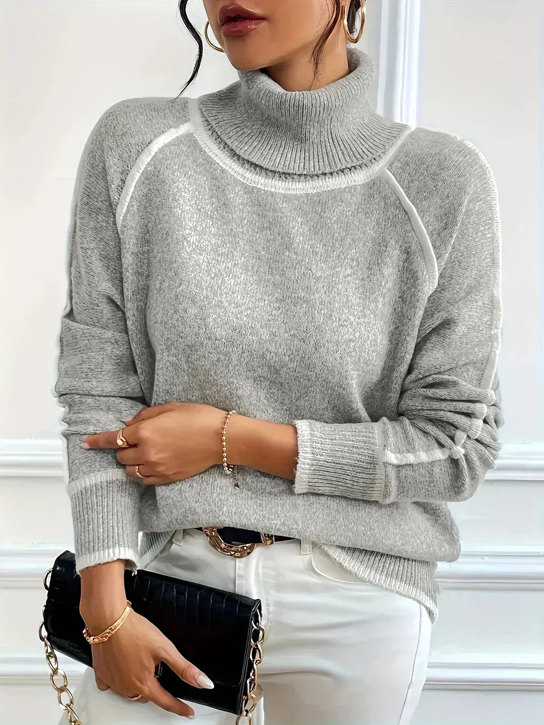 Elle | Cosy Turtleneck Jumper for Women