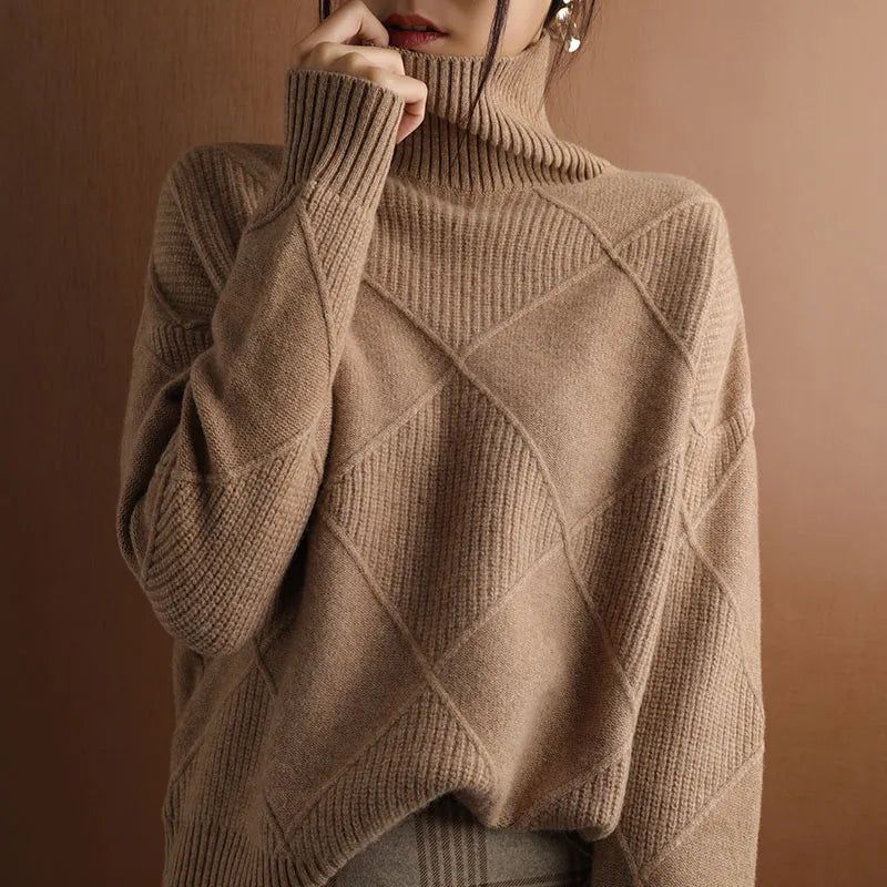 Marcelle | Chunky Roll Neck Jumper