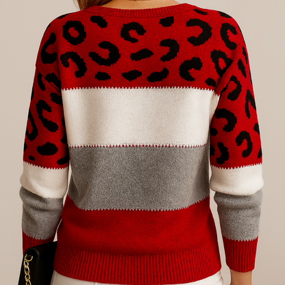 Maison Valmont™ | Leopard Elegance Sweater