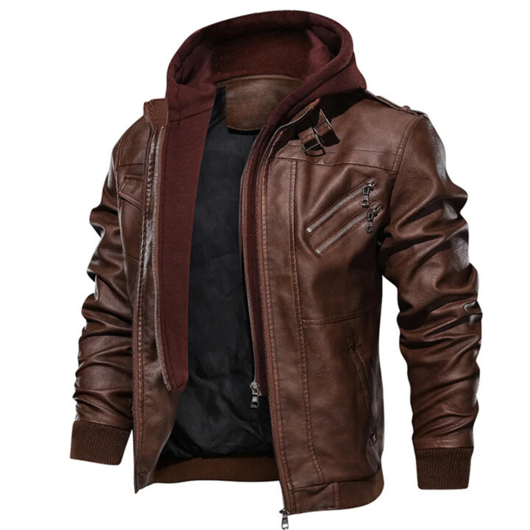 Rowan | Weather-Ready Leather Jacket