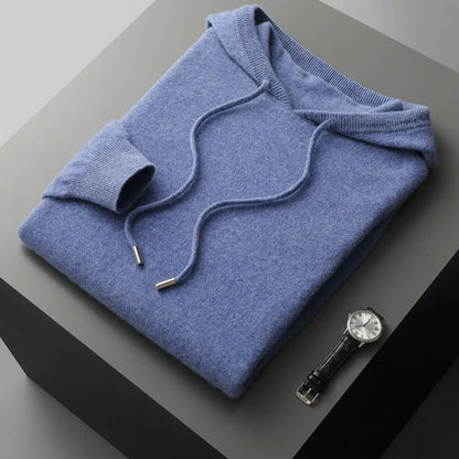 Pure Cashmere Hoodie Sweater