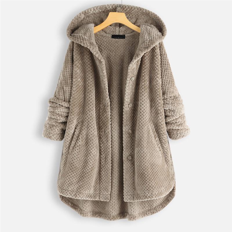 Élodie | Hooded Fleece Coat