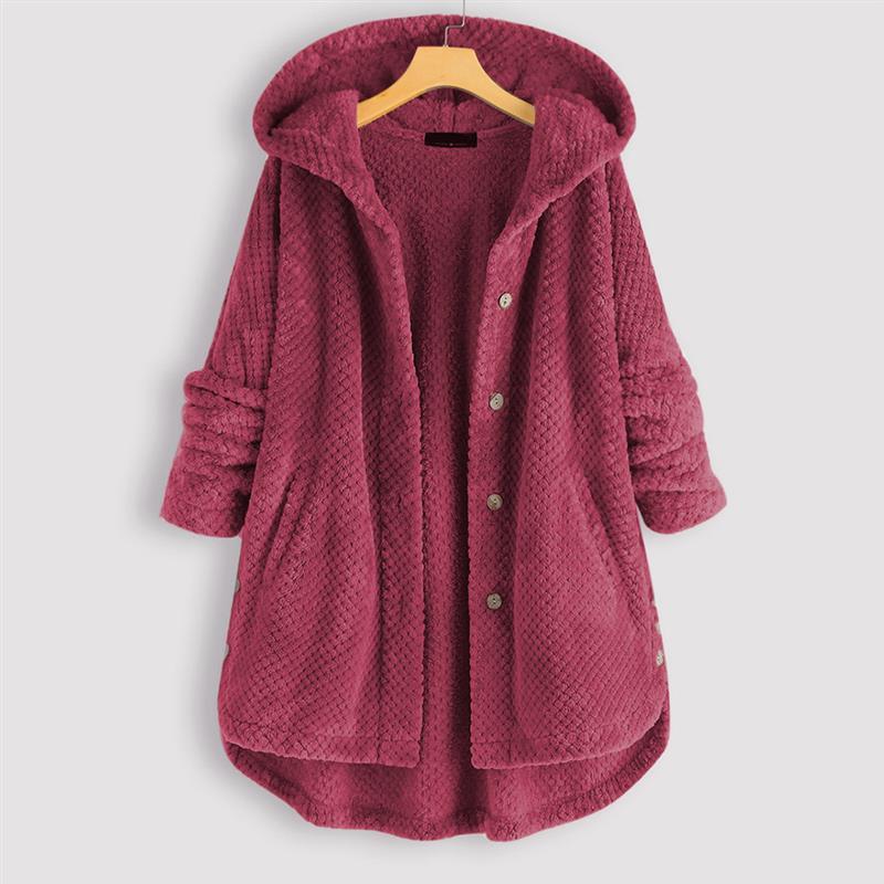 Élodie | Hooded Fleece Coat