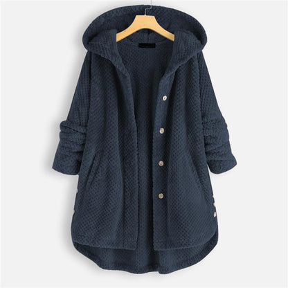 Élodie | Hooded Fleece Coat