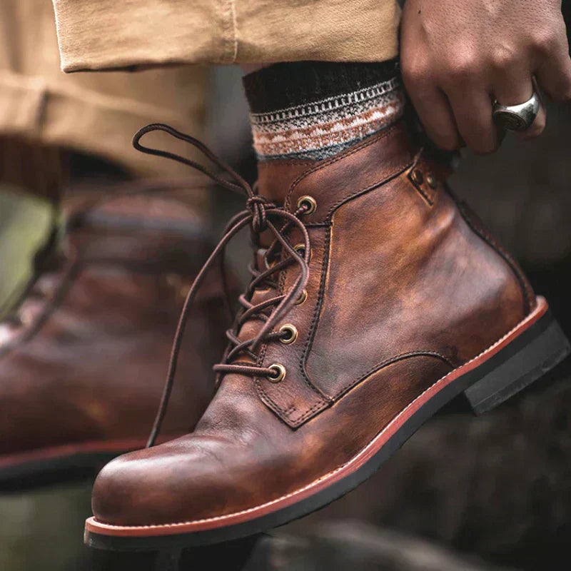 Paul® | Men's Retro Boots with Round Toe