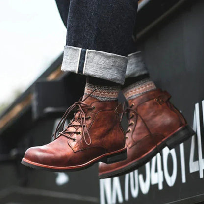 Paul® | Men's Retro Boots with Round Toe