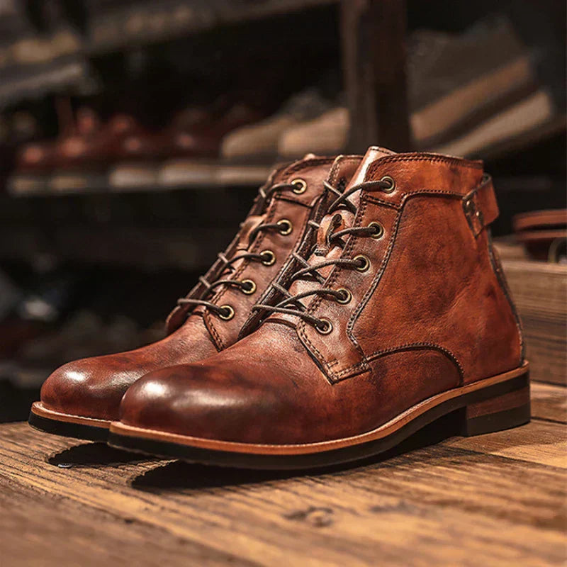 Paul® | Men's Retro Boots with Round Toe