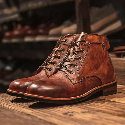Paul® | Men's Retro Boots with Round Toe