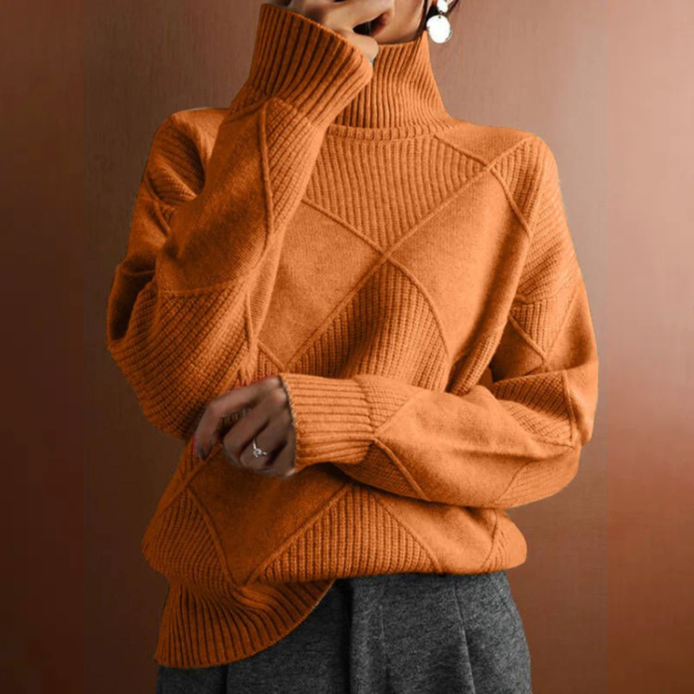 Marcelle | Chunky Roll Neck Jumper