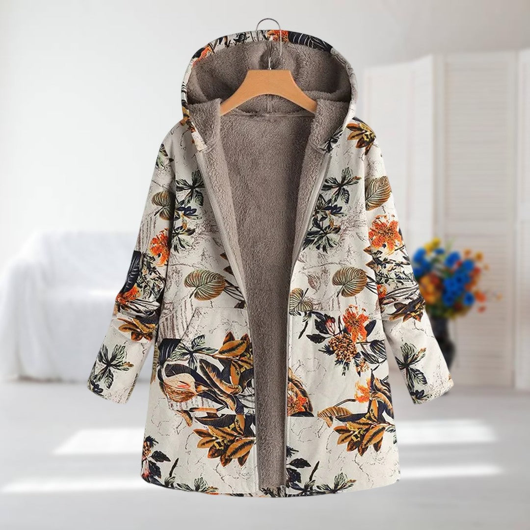 Fairhaven | Sherpa-Lined Floral Women’s Coat