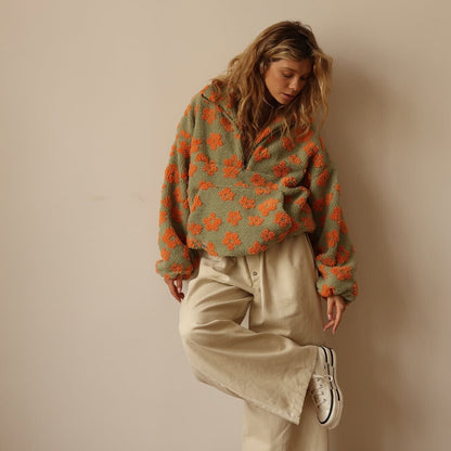 Sherpa jumper – Boho-inspired cosiness