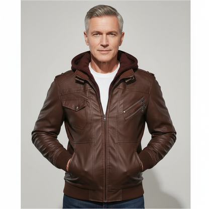 Rowan | Weather-Ready Leather Jacket