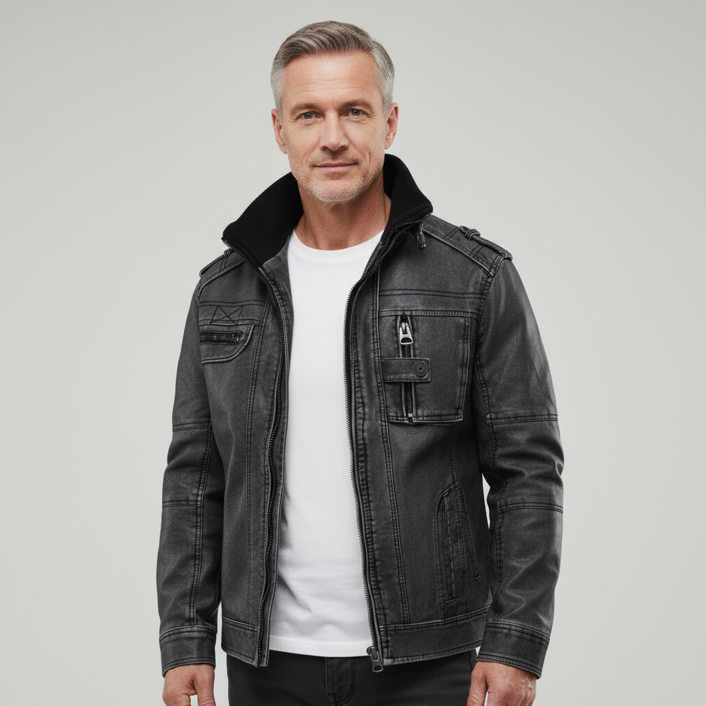 Marlow | Weather-Ready Leather Jacket