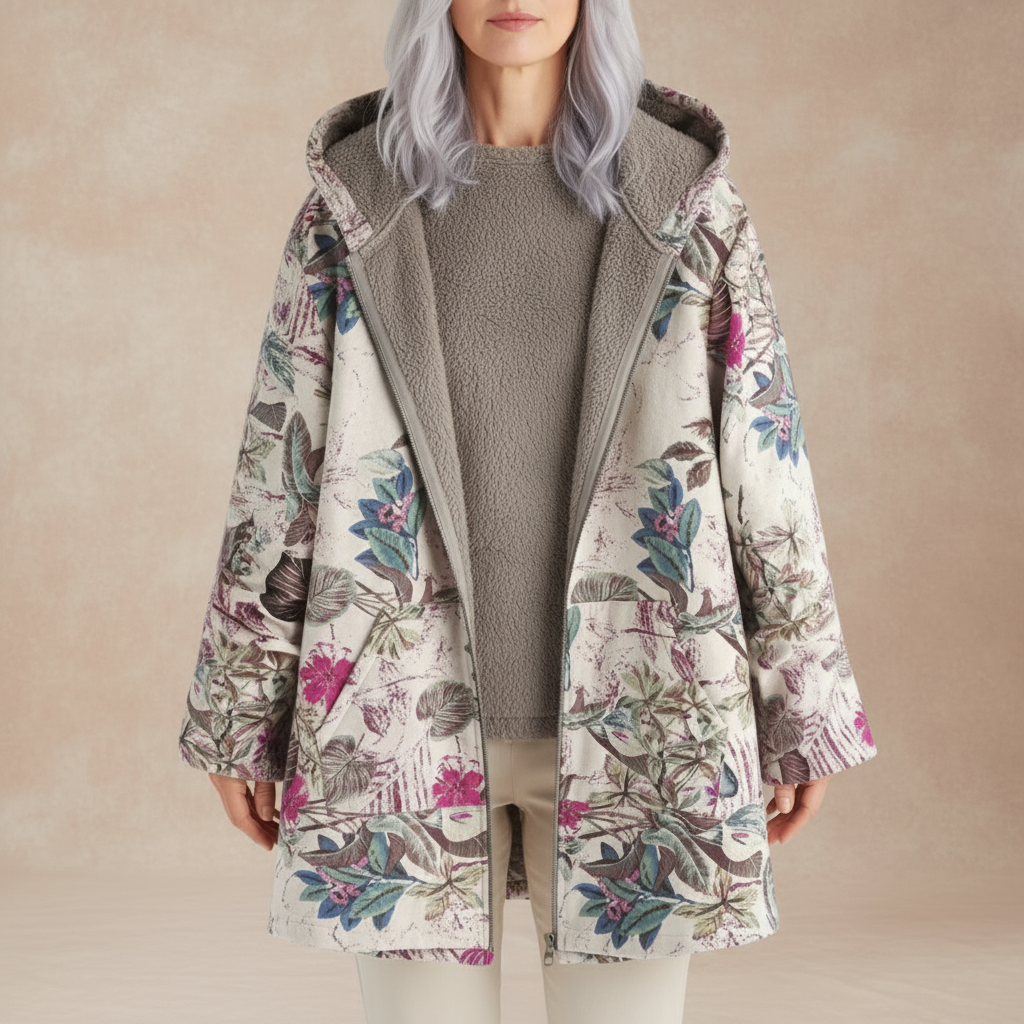 Fairhaven | Sherpa-Lined Floral Women’s Coat