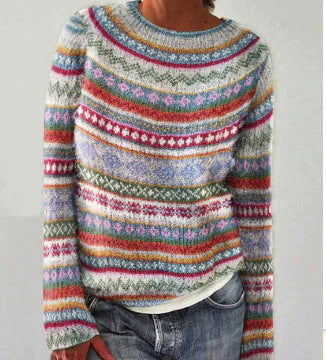 Harper - Retro Knit Sweater